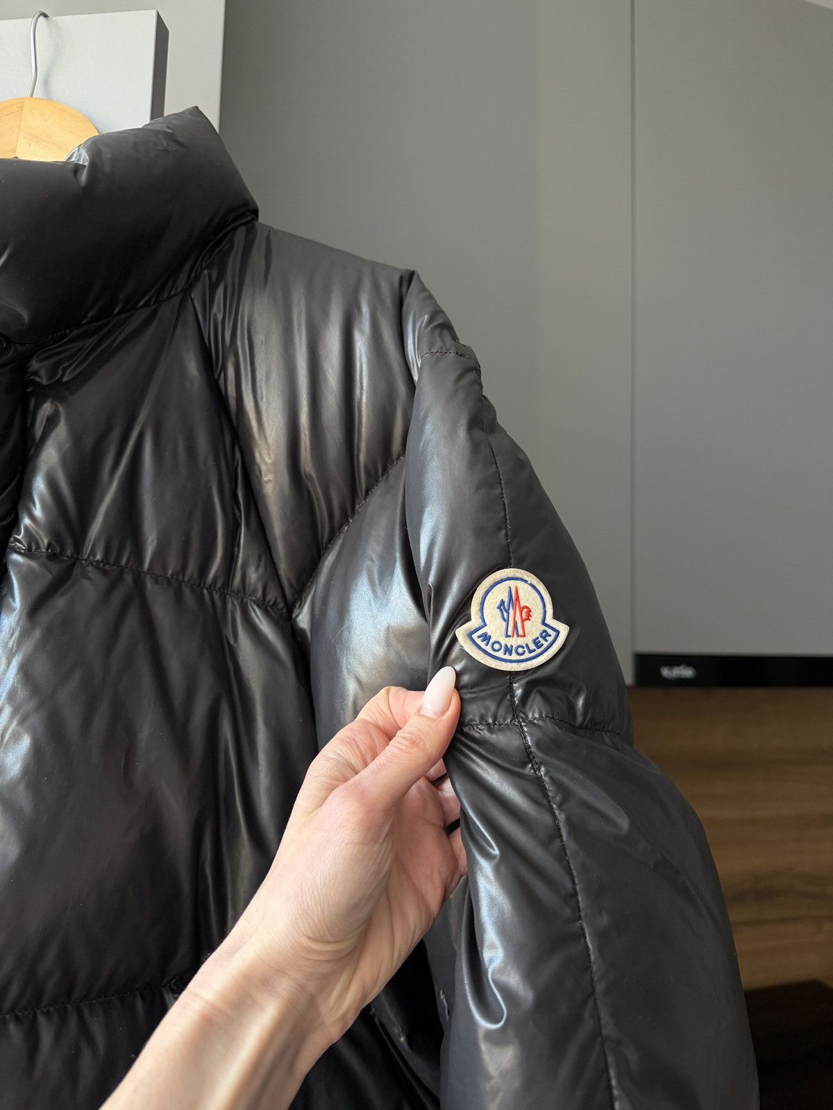 Moncler Vintage Moncler Puffer Jacket Dark Gray Size US XXL / EU 58 / 5 - 2 Thumbnail
