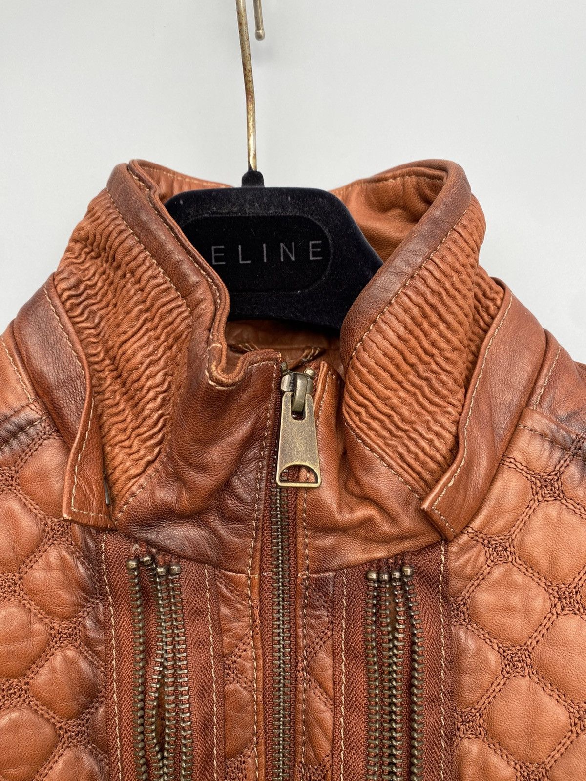 Other Don Vanquisher- Multi Zip Quilted Leather Jacket Size US S / EU 44-46 / 1 - 11 Thumbnail