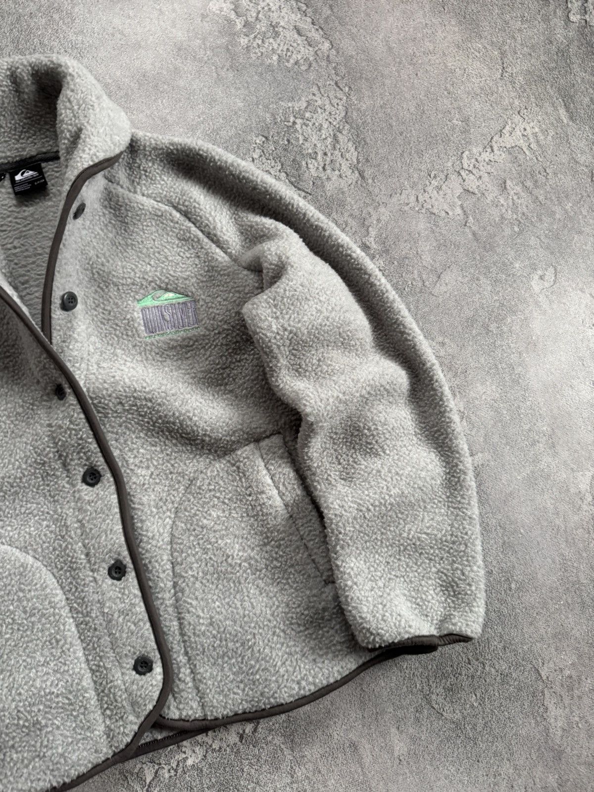 Quiksilver Quiksilver Quicksilver button up fleece jacket cardigan warm Size S / US 4 / IT 40 - 4 Thumbnail