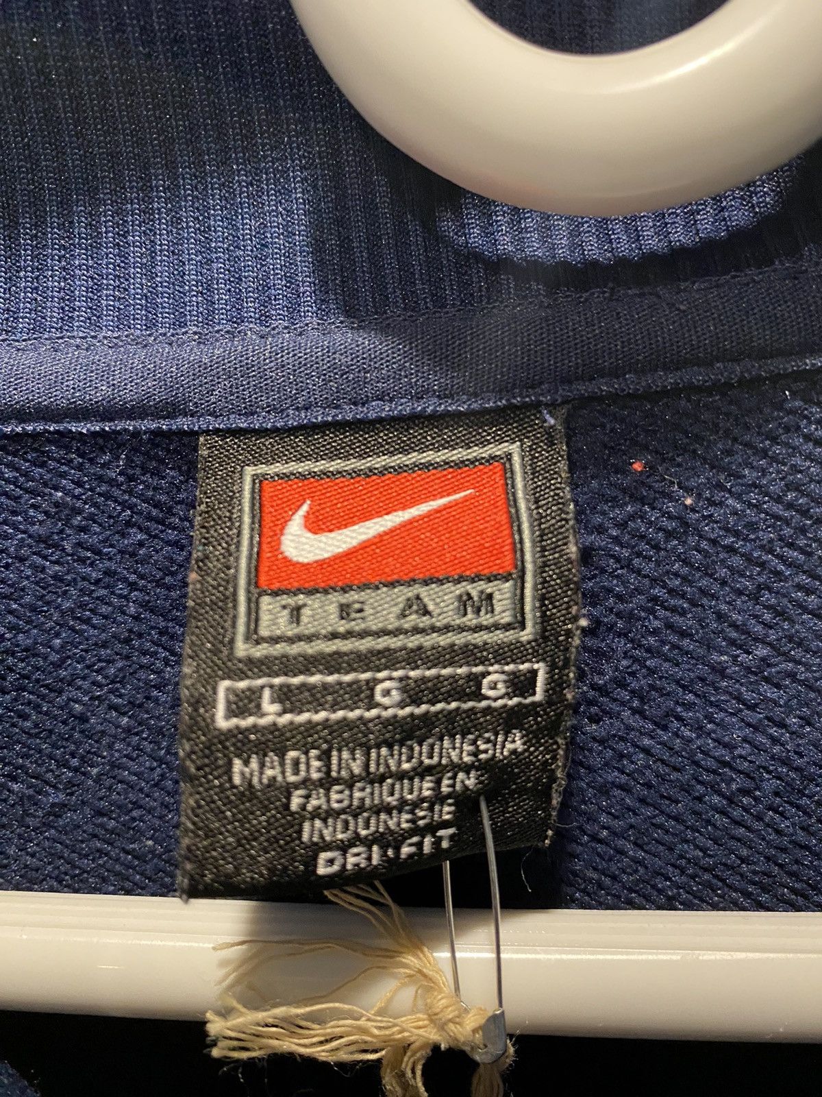 Nike × Vintage Vintage Nike zip up Size US L / EU 52-54 / 3 - 3 Thumbnail