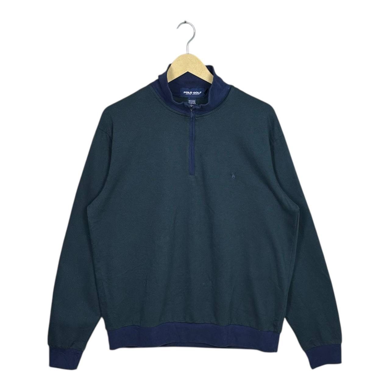 Polo Ralph Lauren Vintage Polo Golf Ralph Lauren Half Zipper Herringbone L Size US L / EU 52-54 / 3 - 1 Thumbnail