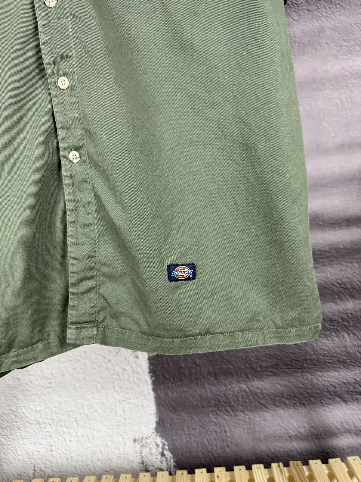 Dickies × Vintage Dickies vintage rare logo workwear short sleeve shirt chore Size US L / EU 52-54 / 3 - 10 Thumbnail