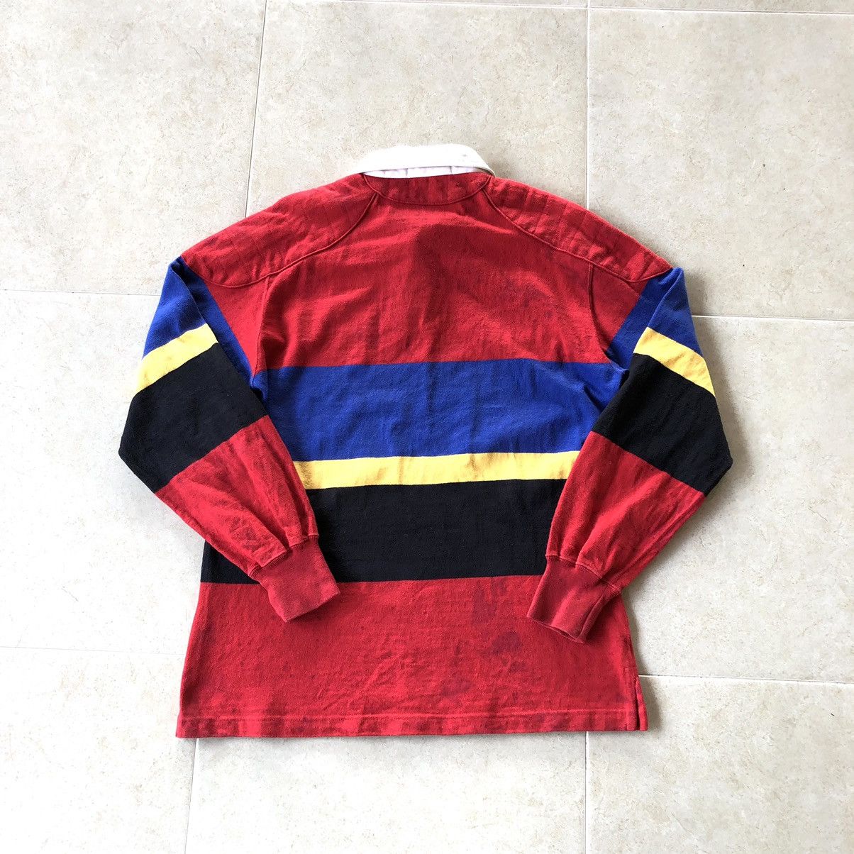 Polo Ralph Lauren Vintage Polo Ralph Lauren Rugby Polo Shirt Size US M / EU 48-50 / 2 - 2 Thumbnail