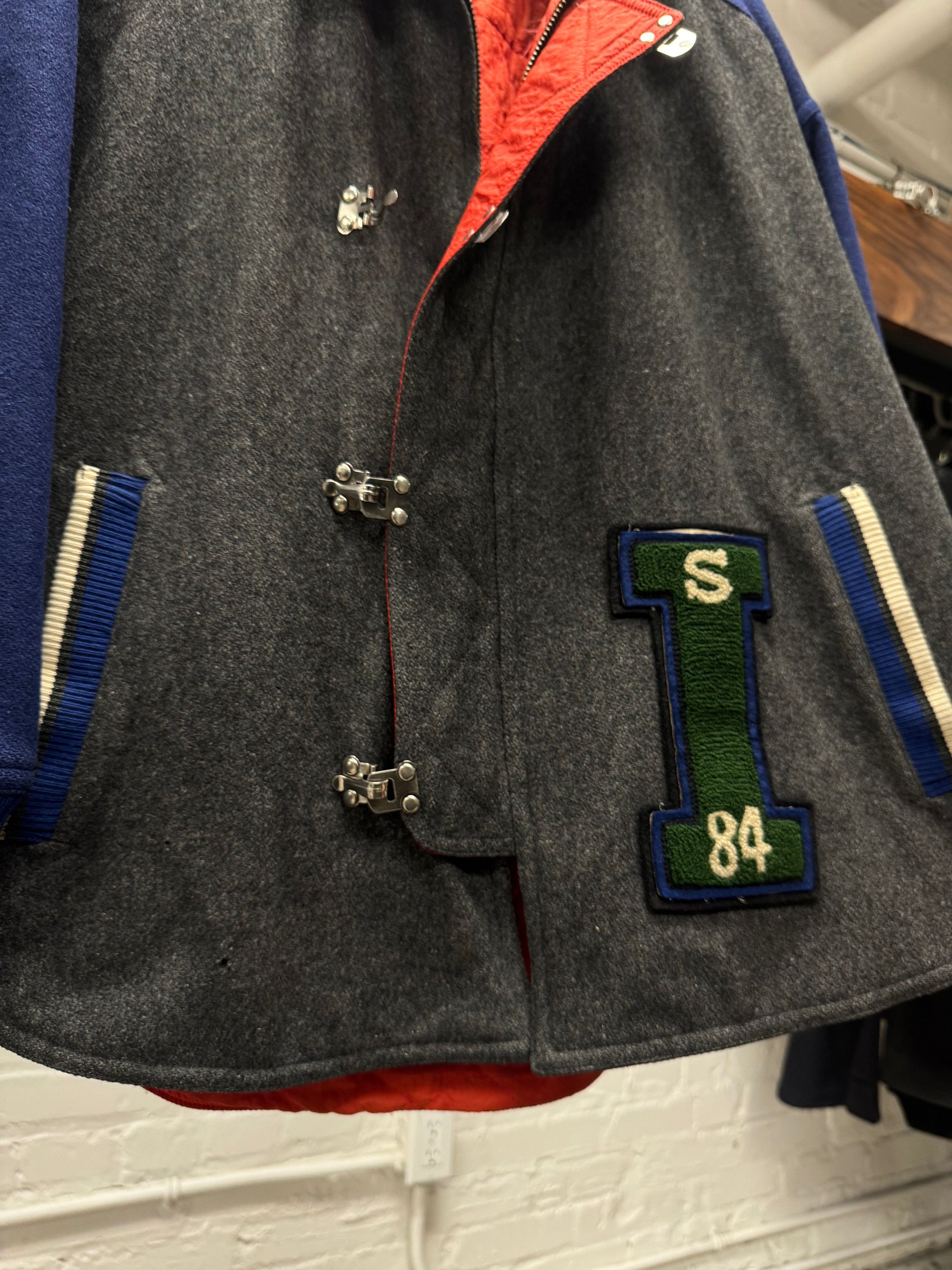 Issey Miyake 1984 Issey Miyake ‘I.S. Team’ Sport Logo ‘Ski-Binding Closure’ Varsity Jacket Size US L / EU 52-54 / 3 - 2 Thumbnail
