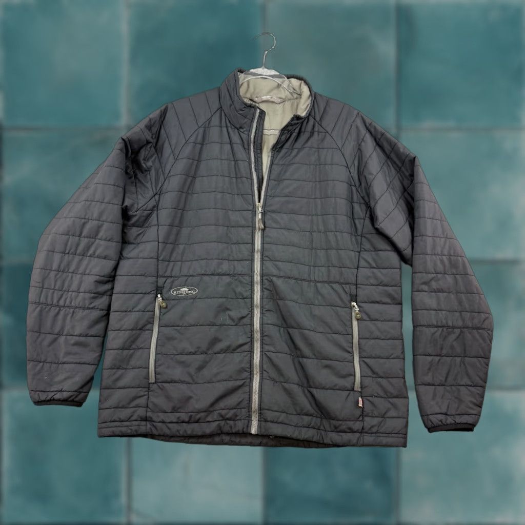 Vintage Arborwear Jacket Mens L Black Primaloft Puffer Insulated Lightweight Outdoor Zip Full Zip Quilted Pockets Nylon Lining Size US L / EU 52-54 / 3 - 1 Thumbnail