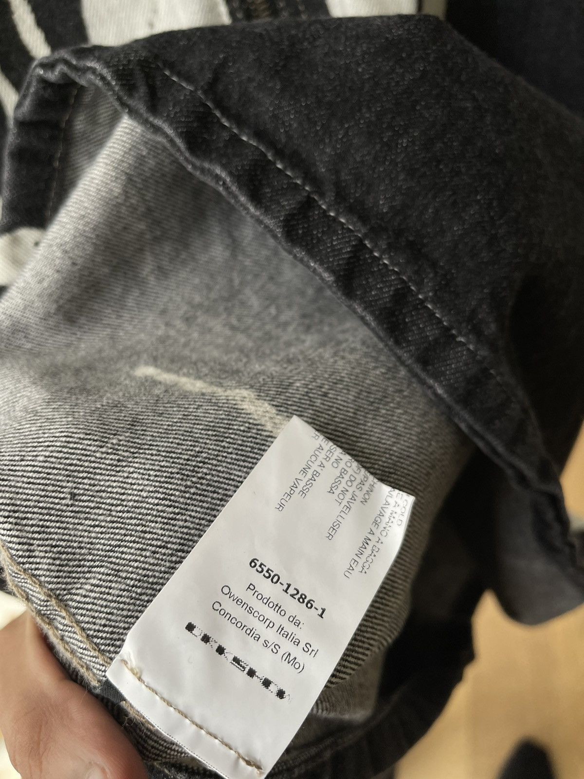 Rick Owens × Rick Owens Drkshdw Rick Owens Drkshdw Mastodon FW16 Bleach/Vomit Denim Top Size US M / EU 48-50 / 2 - 11 Thumbnail