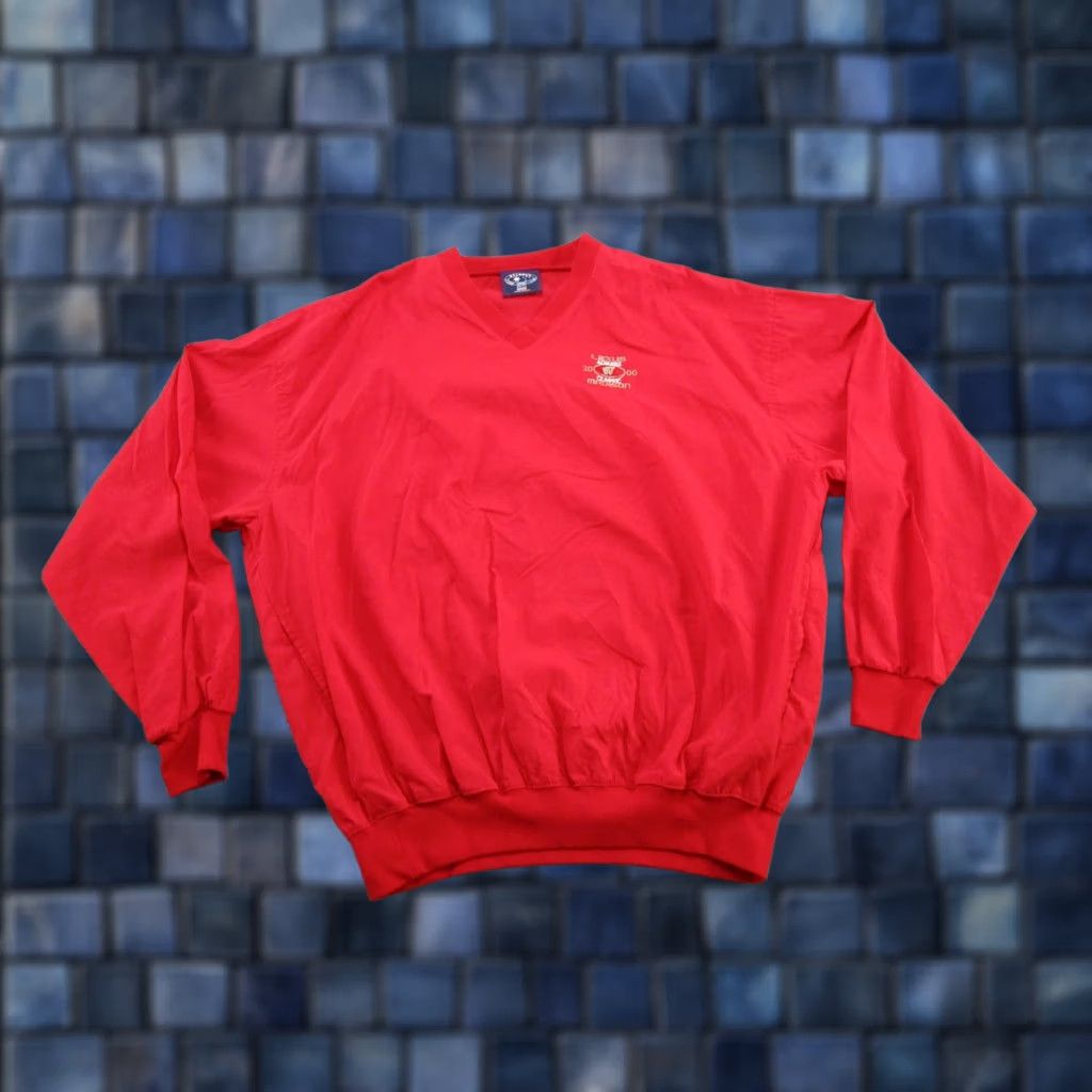 Madison Vintage Starbus Windbreaker Jacket XL Red USA Made Nike Shirt Size US XL / EU 56 / 4 - 1 Thumbnail