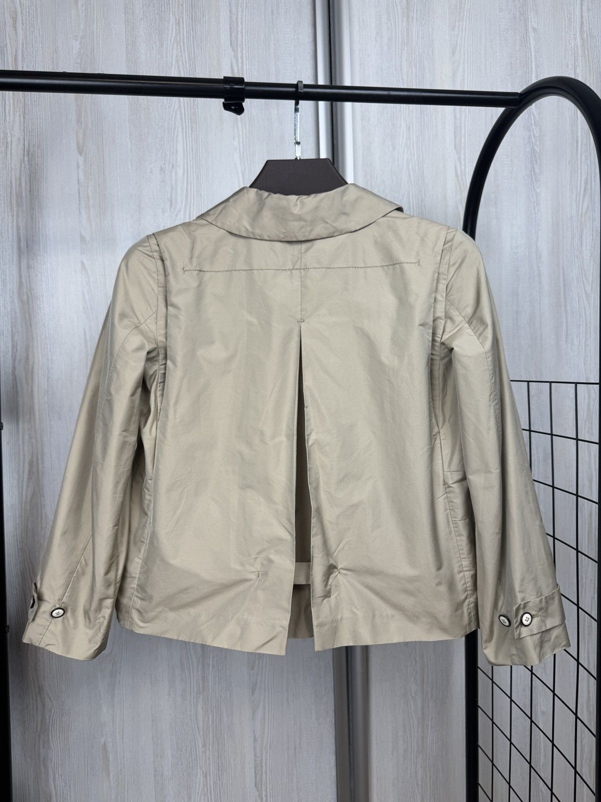 Miu Miu Miu Miu beige double breasted short coat Size S / US 4 / IT 40 - 8 Thumbnail
