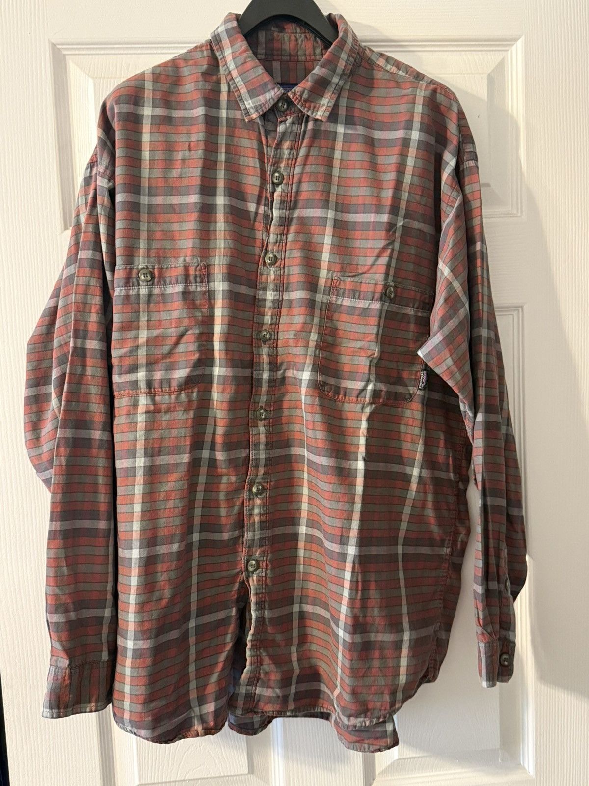 L.L. Bean L.L. Bean Pima Cotton Shirt - Red Check Size US L / EU 52-54 / 3 - 1 Preview