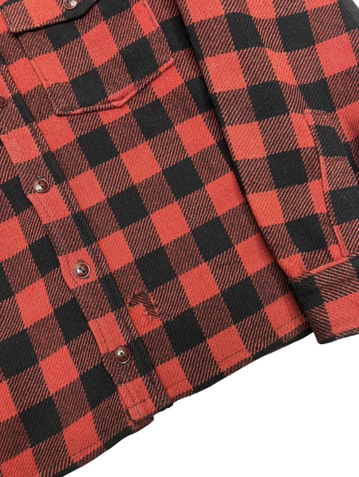 Woolrich Woolen Mills 🔥60/70s WOOLRICH WOOLEN MILLS CHECKERED WOOL FLANNEL Size US M / EU 48-50 / 2 - 9 Thumbnail