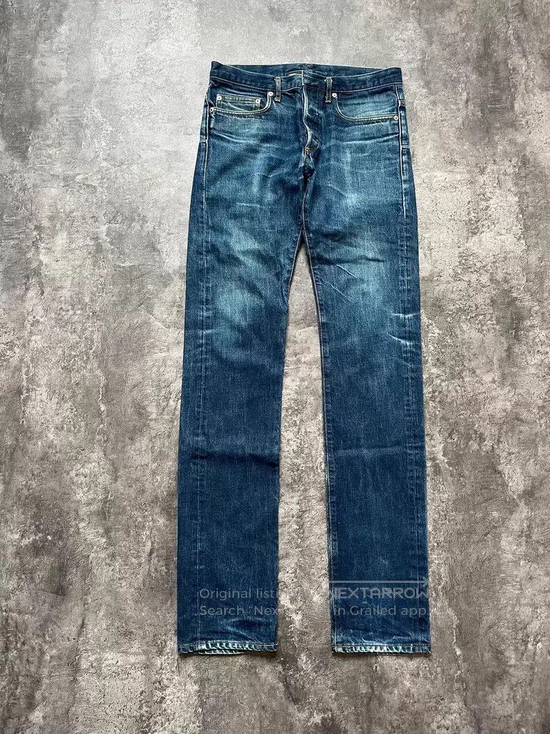 Dior Dior Dark Blue Washed Ghost Claw Distressed Denim Jeans Size US 30 / EU 46 - 1 Thumbnail