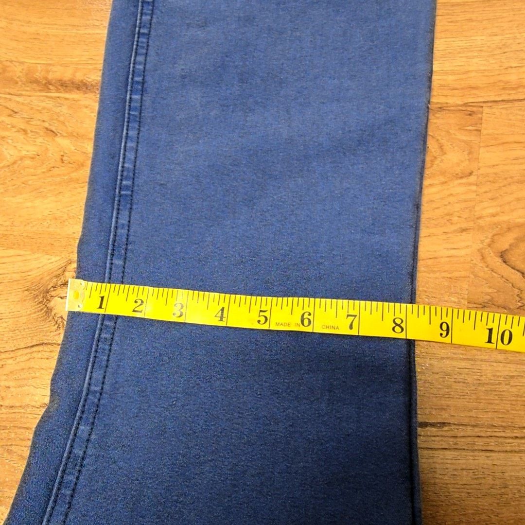 Lee Vintage Lee Dungarees Hipster Jeans Flare Leg Blue Denim 9 M Size 30" / US 8 / IT 44 - 17 Thumbnail