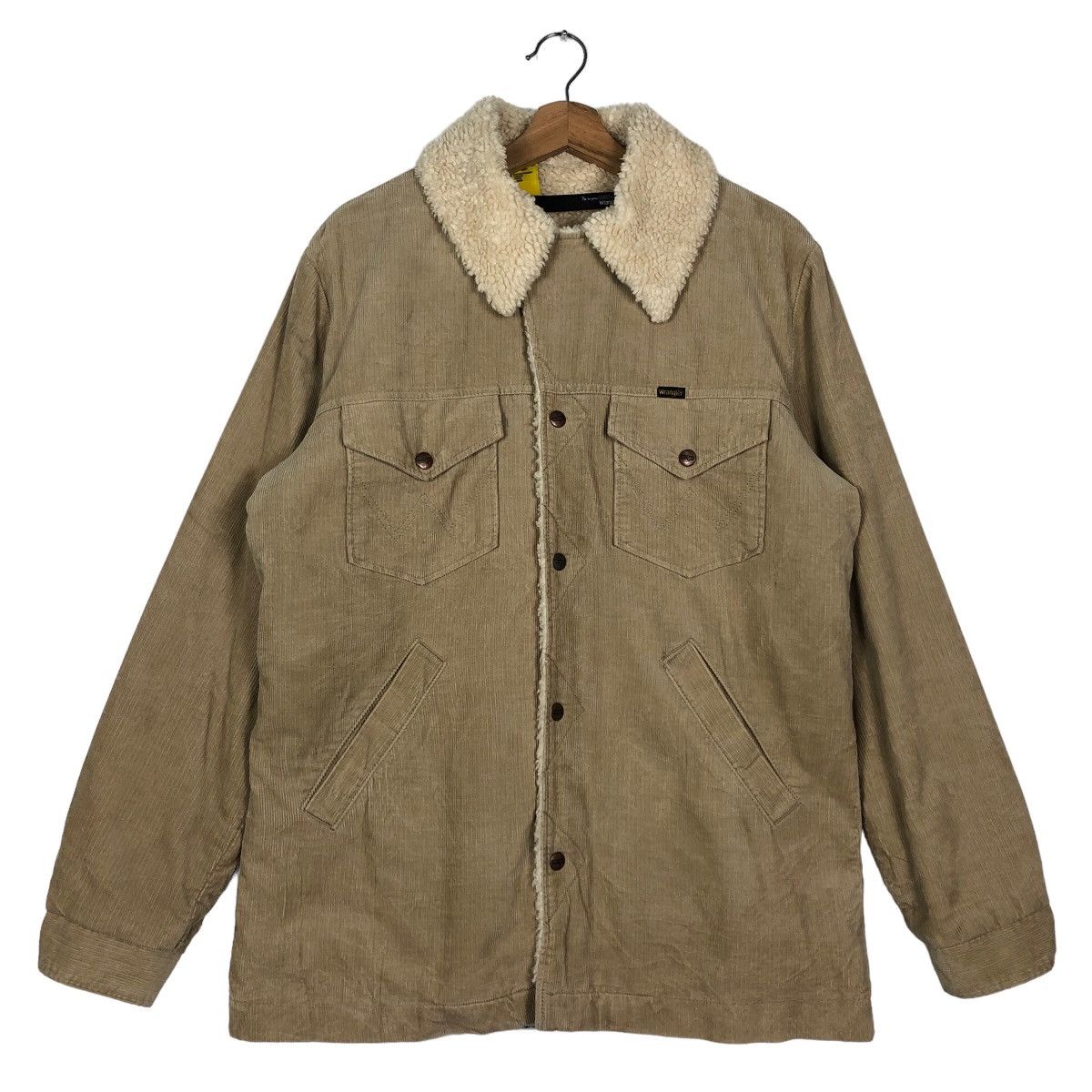 🔥90’s Vintage Corduroy Shearling Edwin Mink Fur Lining