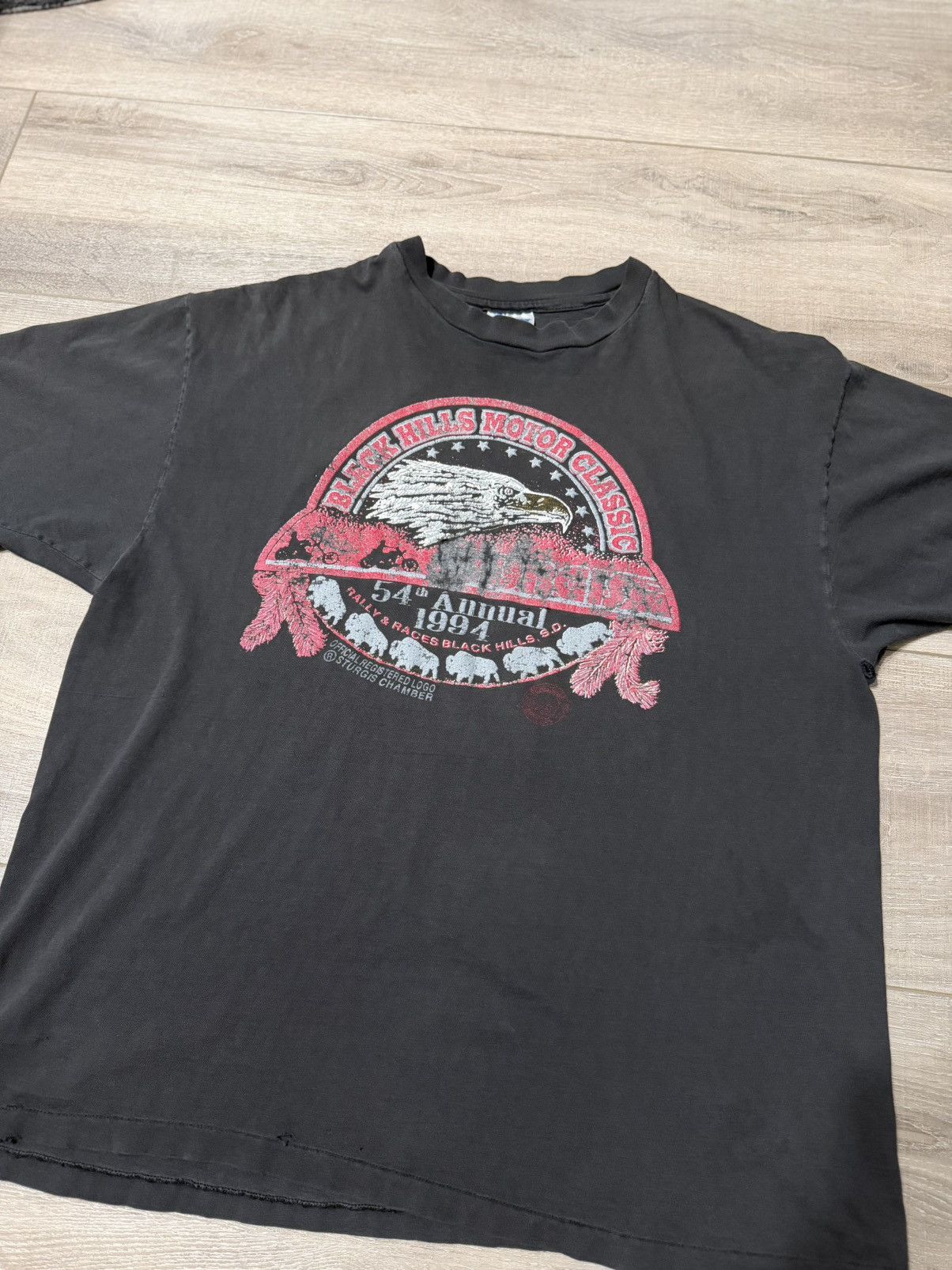 Vintage Vintage Biker T-Shirt Size US L / EU 52-54 / 3 - 3 Thumbnail