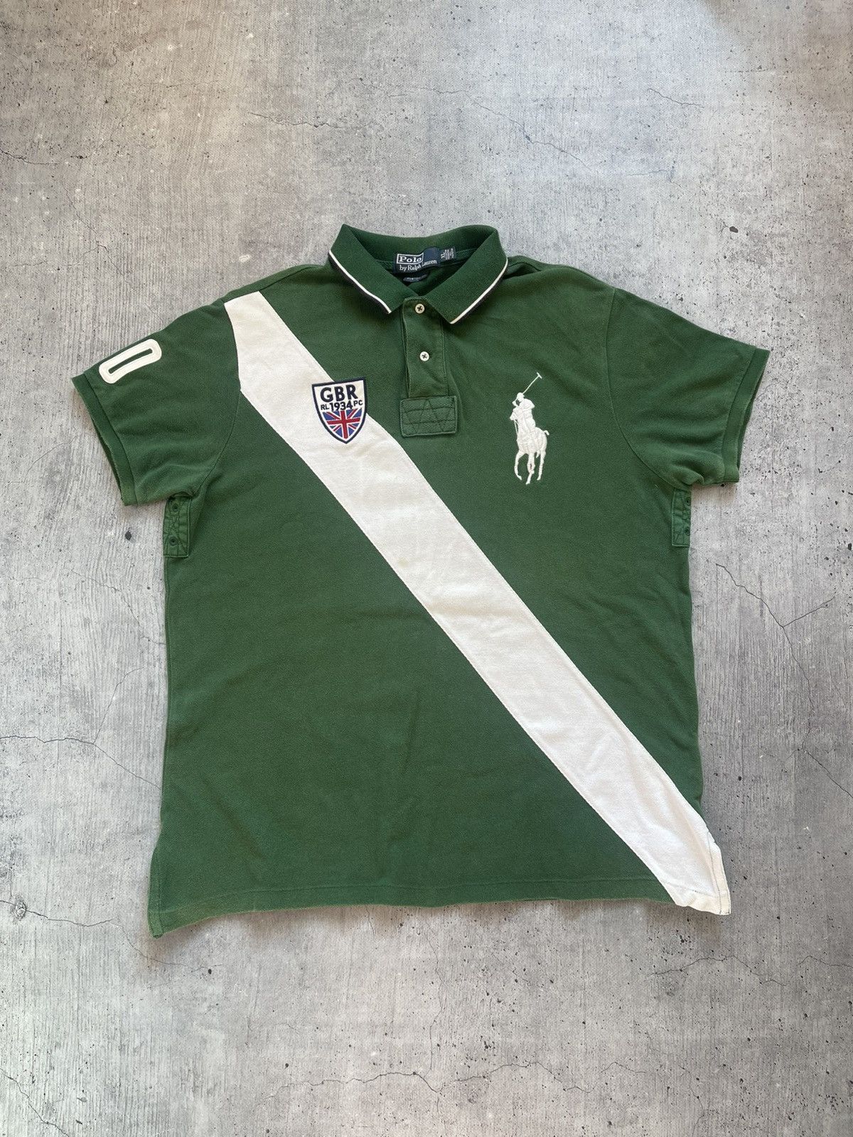 Polo Ralph Lauren Vintage Polo Ralph Lauren Great Britain T-shirt #30 Size US XL / EU 56 / 4 - 2 Thumbnail