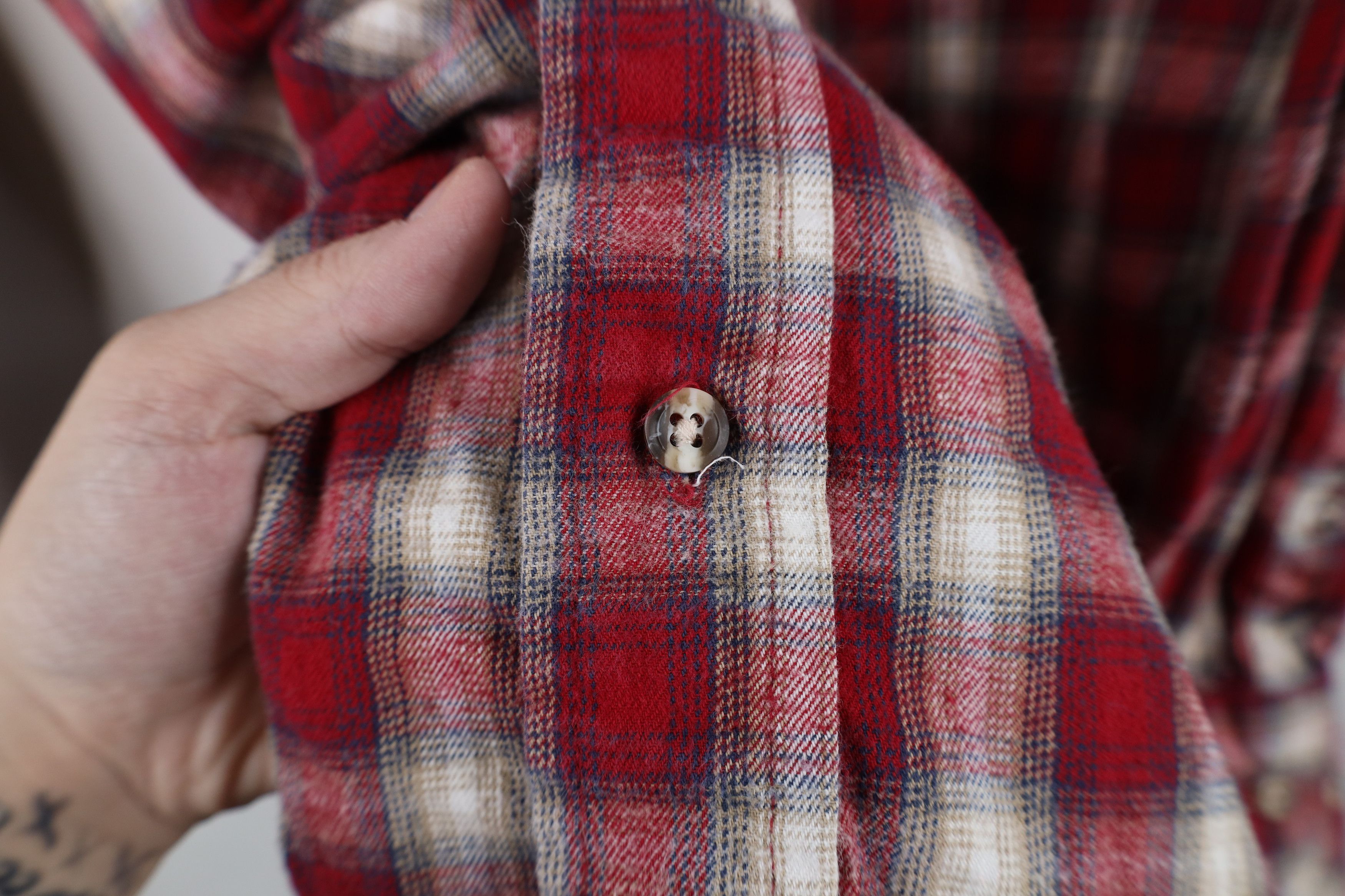 Vintage Vintage 90s Streetwear Flannel Collared Button Down Shirt Size US M / EU 48-50 / 2 - 6 Thumbnail