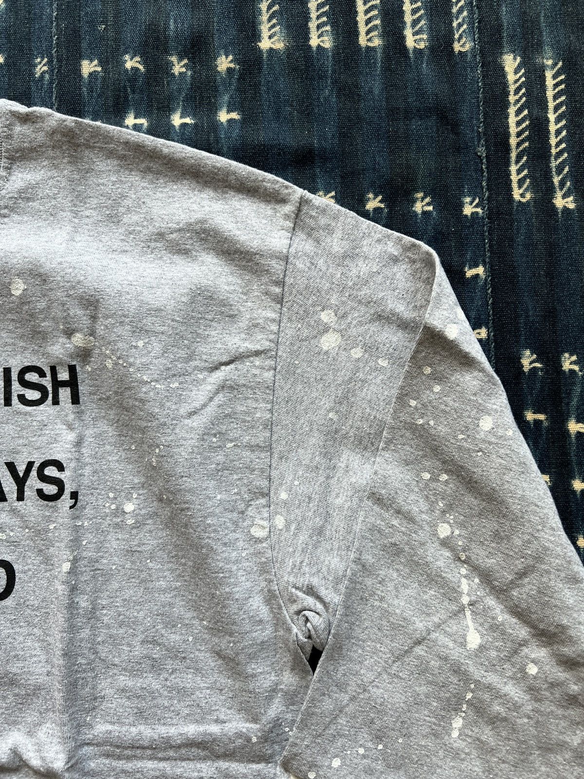 Japanese Brand Nomarhythm Textile Japan Splash Long Sleeve Tee Size US L / EU 52-54 / 3 - 7 Thumbnail
