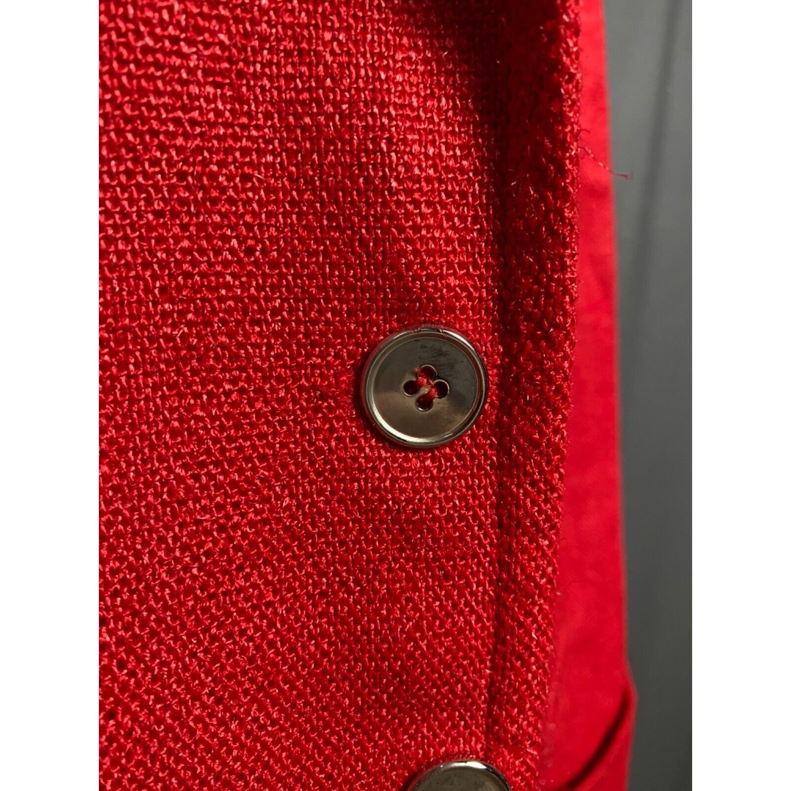 Dolce & Gabbana MINT! Dolce&Gabbana Silk Linen Red Double Breasted Short Pea Size M / US 6-8 / IT 42-44 - 8 Thumbnail