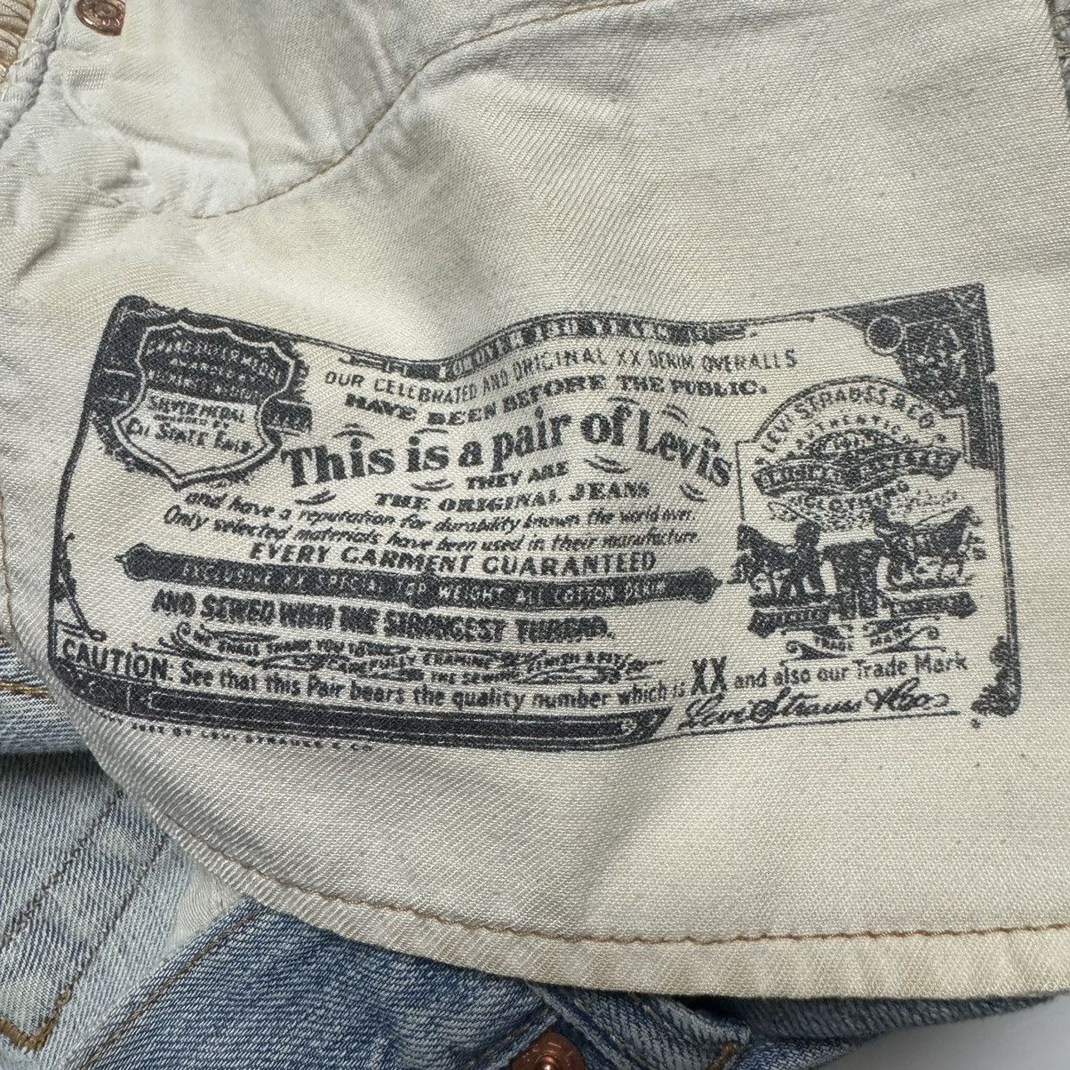 Levi's 2006 Limited Edition Women's Levi's 501 Distressed Jeans Size 30" / US 8 / IT 44 - 9 Thumbnail