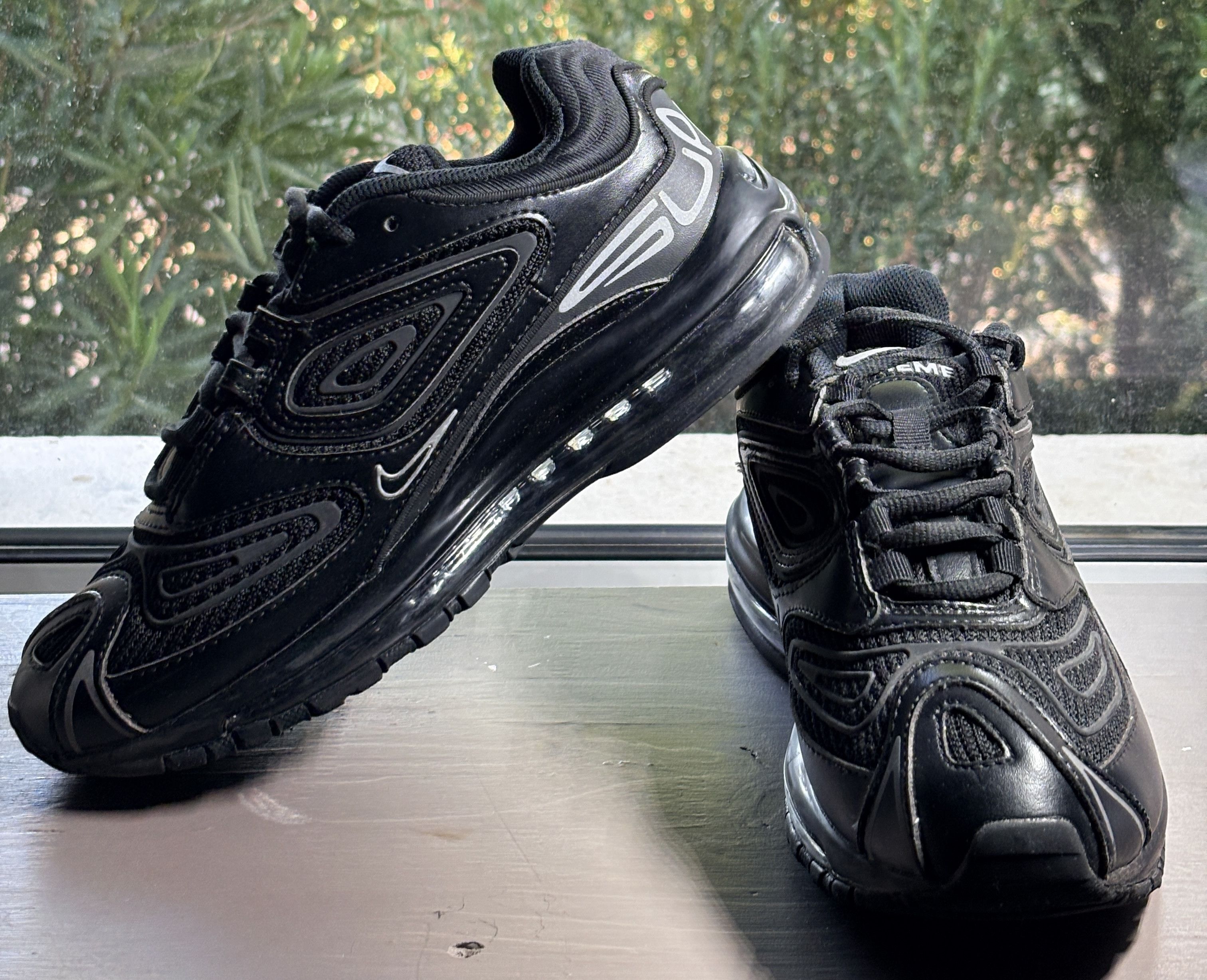 Nike × Supreme Supreme x Nike Air Max 98 TL SP Black Size US 8 / EU 41 - 2 Thumbnail