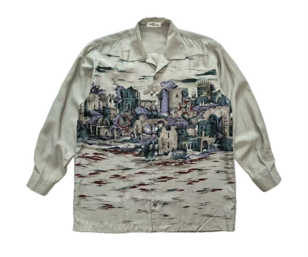 Vintage Vintage Balenciaga SPORTS PARIS Silk Shirt Size US M / EU 48-50 / 2 - 1 Thumbnail