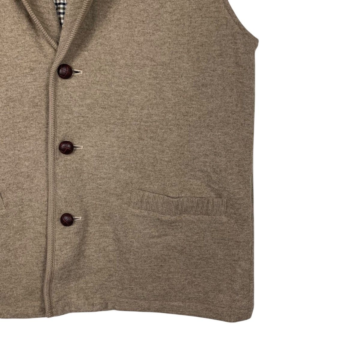 Aquascutum AQUASCUTUM Made in Japan Wool Button Vest #2074-C90 Size US L / EU 52-54 / 3 - 4 Thumbnail