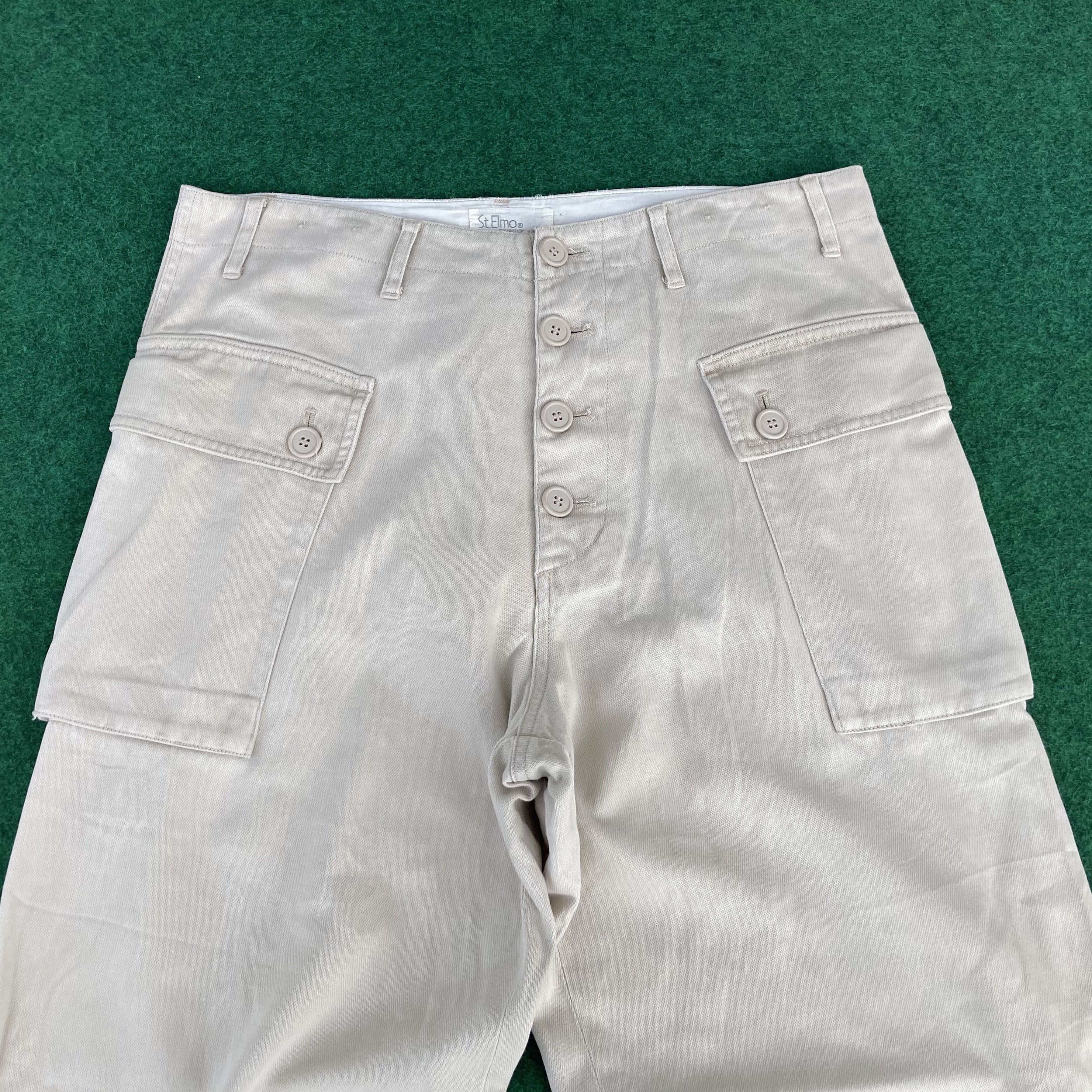 Japanese Brand × Vintage Vtg Monkey Pants Military Workwear Loose Pant Jeans Size US 32 / EU 48 - 3 Thumbnail