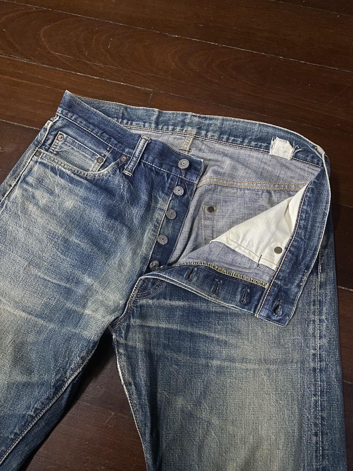 Vintage Sugar Cane Jeans Vintage Honeycomb Rusty lot 2014 rework B-1 Size US 34 / EU 50 - 8 Thumbnail