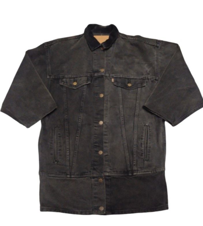 Levi's Vtg x Rare Levis Black Denim Jacket Size US L / EU 52-54 / 3 - 1 Thumbnail