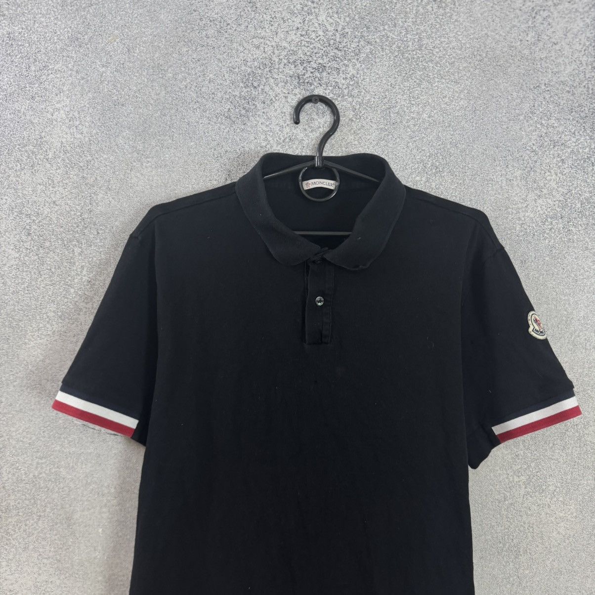 Moncler Moncler Polo T-shirt Logo sleeve Size US L / EU 52-54 / 3 - 2 Thumbnail