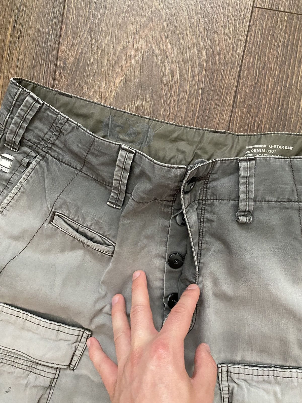G-Star G-Star Raw Faded Cargo Shorts Multipocket Size US 32 / EU 48 - 5 Thumbnail