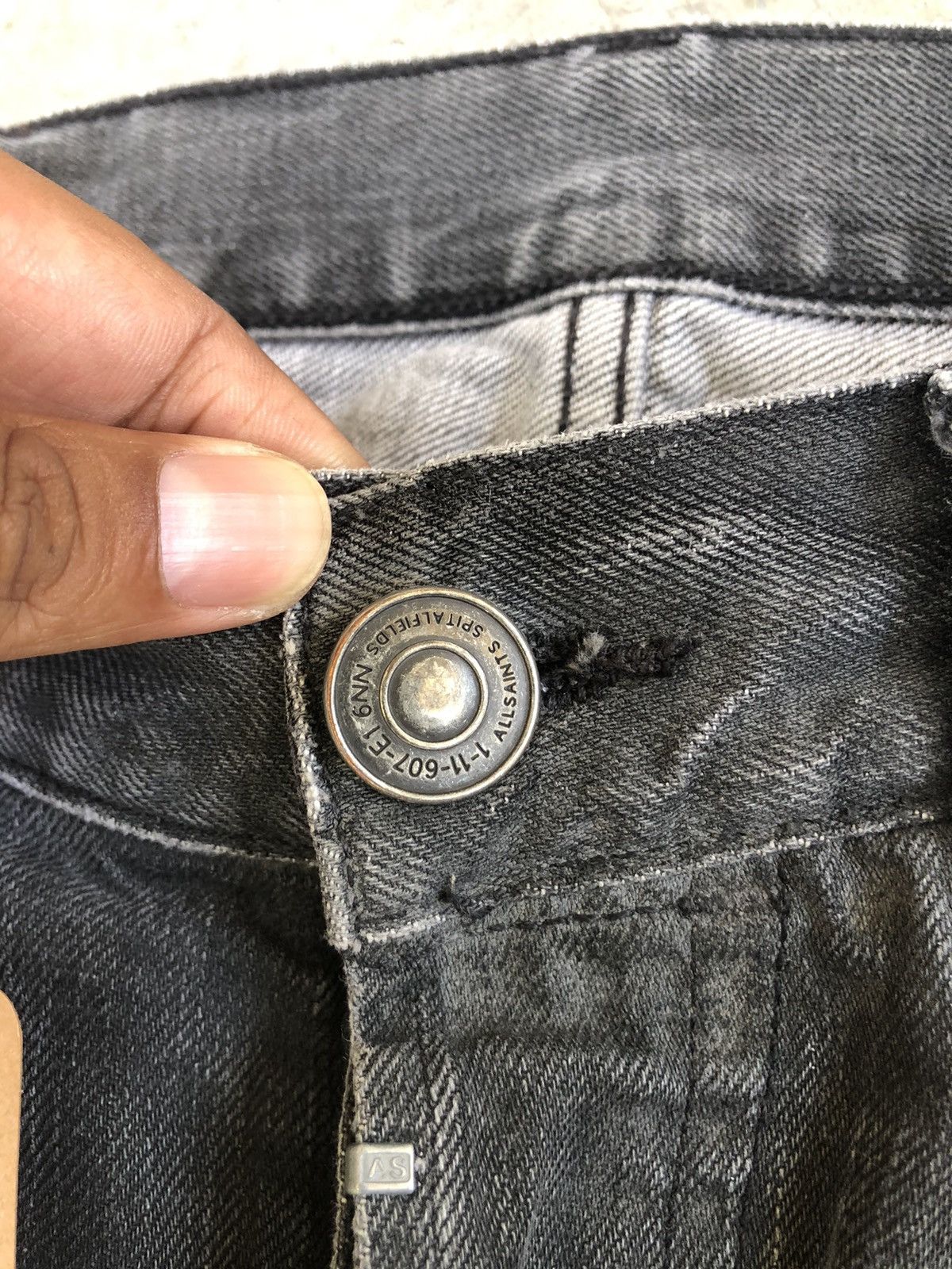 Allsaints Allsaints Distressed Denim Skinny Jeans Size US 31 - 19 Thumbnail