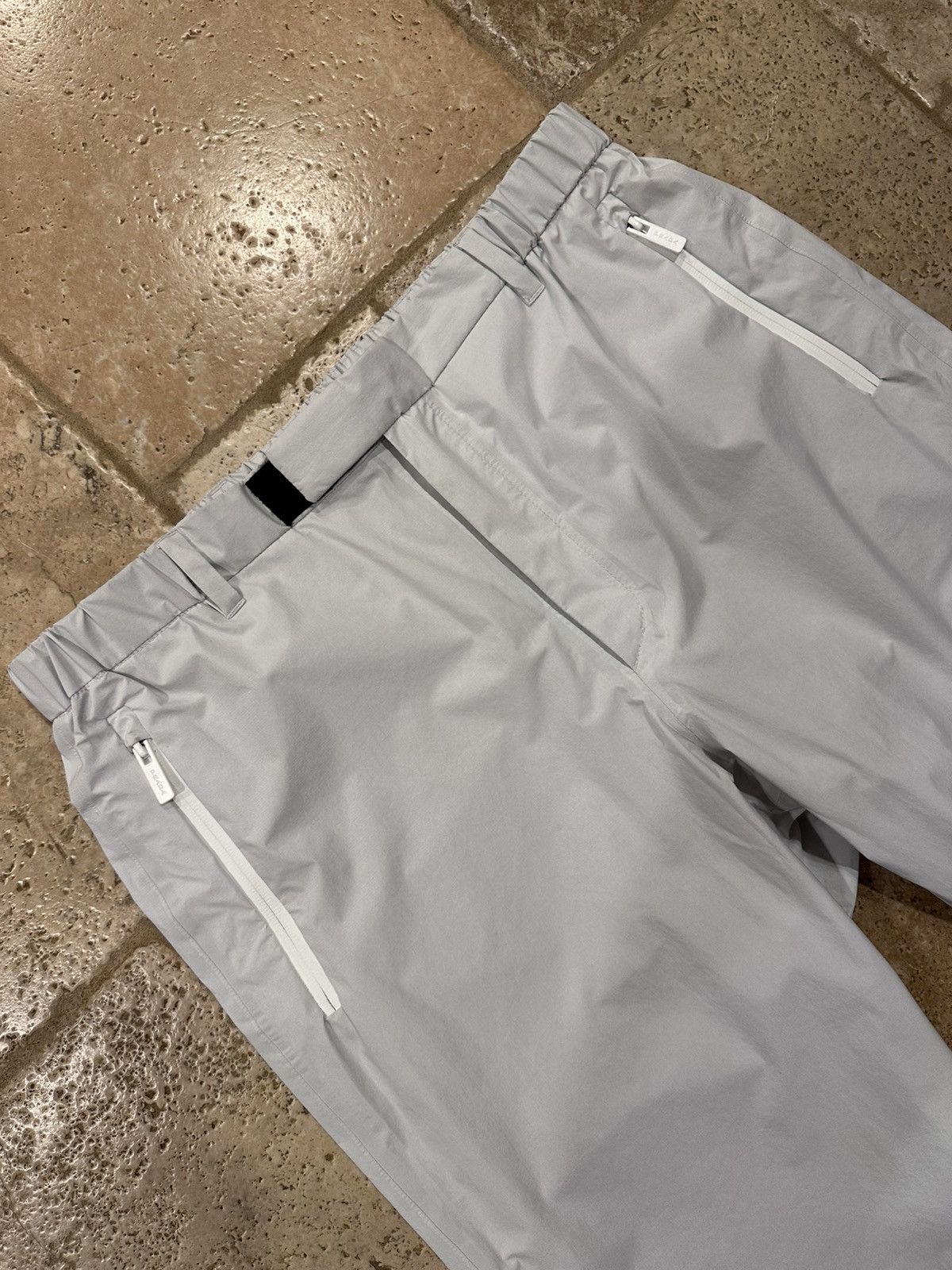 Prada Prada Linea Rossa White/Cream Nylon Pants SPG43 2018 Size US 34 / EU 50 - 4 Thumbnail