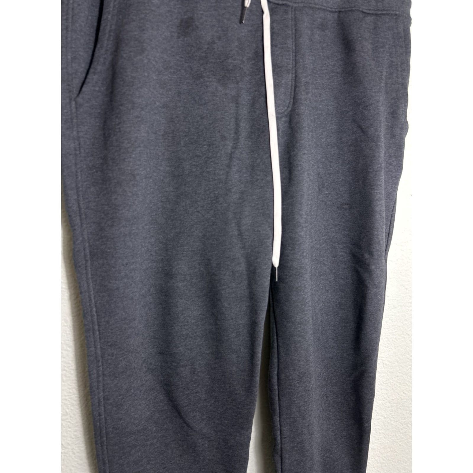 Vintage True Classic Fleece Joggers Mens 2XL Charcoal Gray Slim/Tapered Pockets Elastic Waist Casual Activewear Lounge Set? Size US 39 - 3 Thumbnail