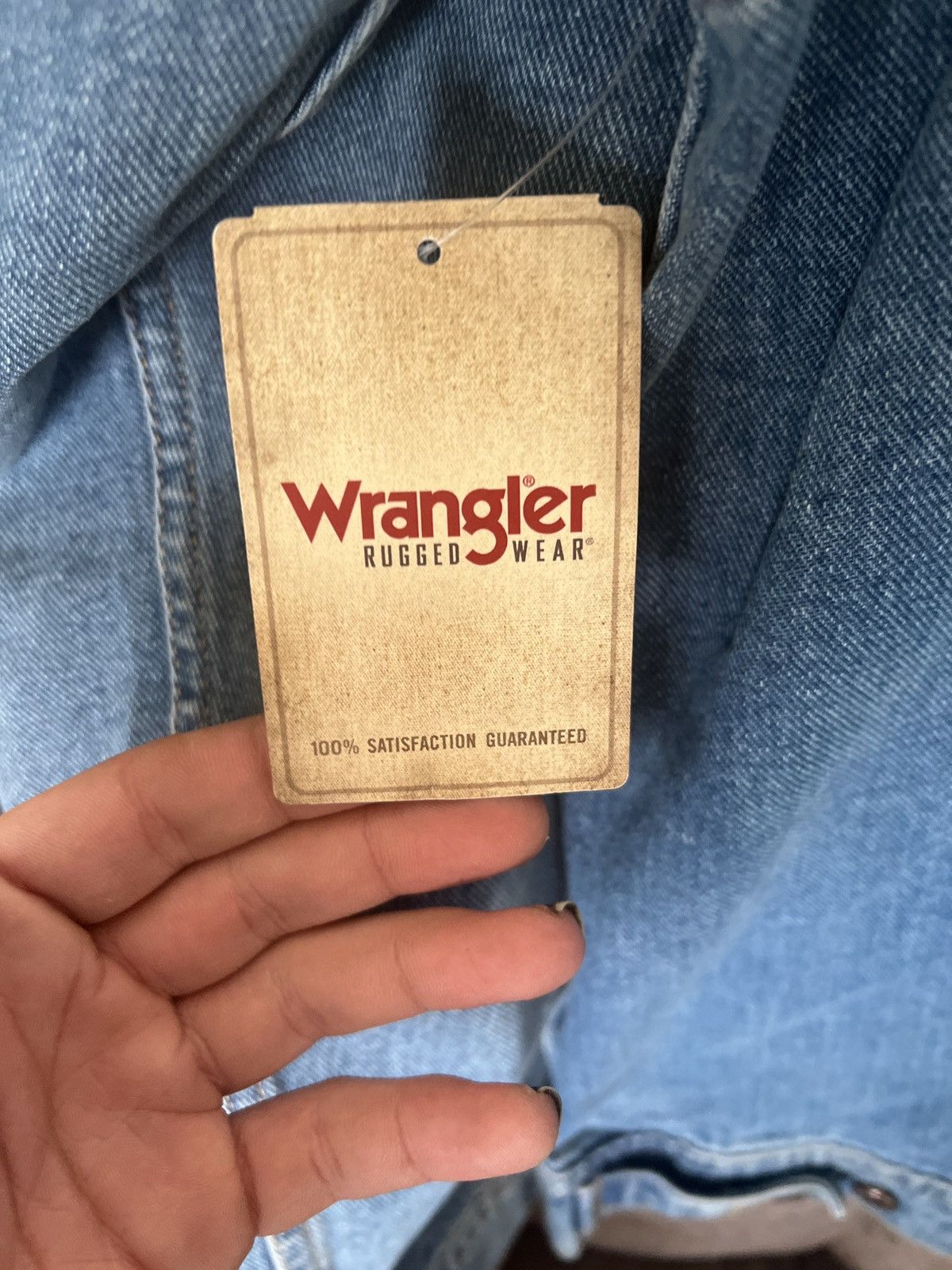 Wrangler Wrangler Rugged Wear Denim Jacket Size US XL / EU 56 / 4 - 5 Thumbnail
