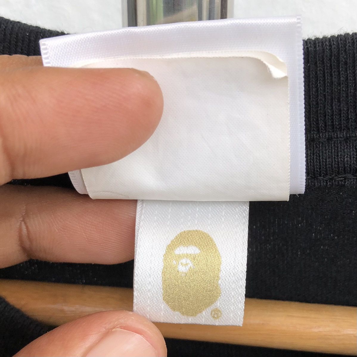 Bape × Porter OG BAPE x Porter Stand Tee Black Short Sleeve Size US L / EU 52-54 / 3 - 18 Thumbnail