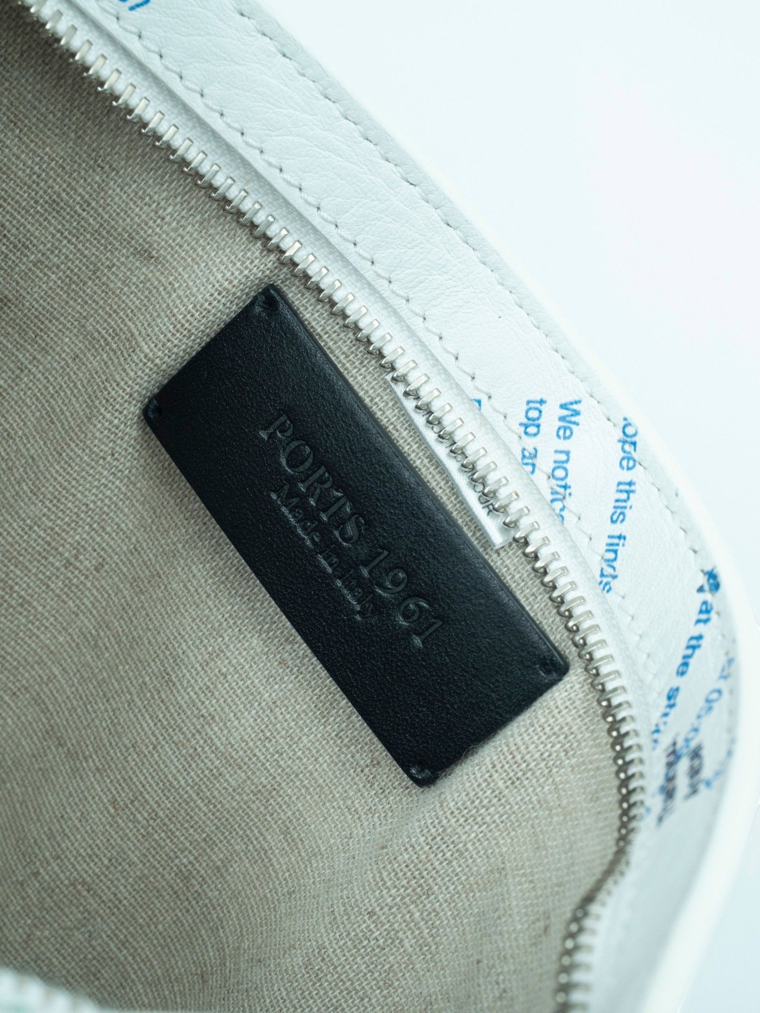 Ports 1961 White Leather Pouch With Colorful Tassel Size ONE SIZE - 3 Thumbnail