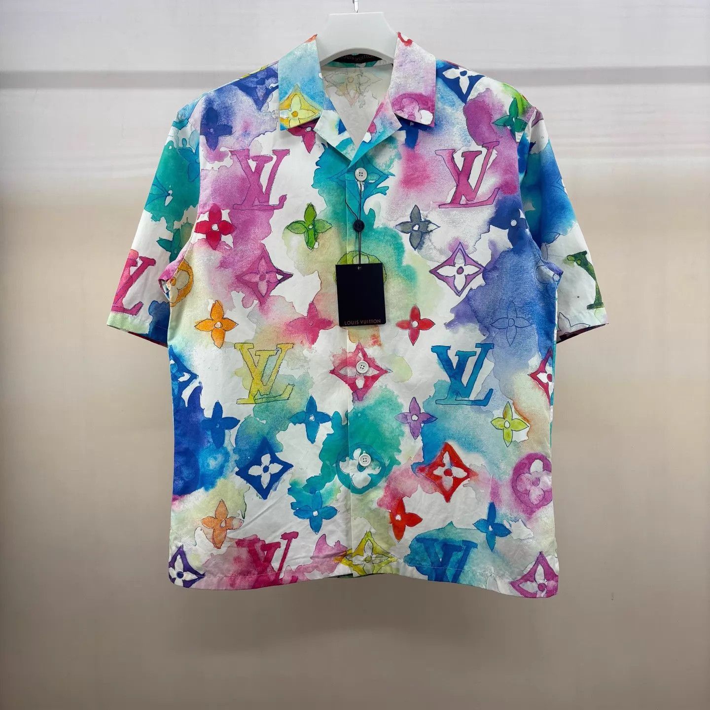 Louis Vuitton Multi Color Printed Short Sleeve Shirt Size US M / EU 48-50 / 2 - 1 Thumbnail