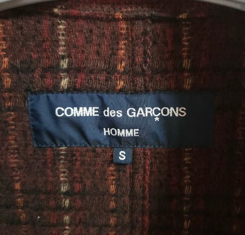 Comme des Garcons Comme des Garcons Wool check zipper coat Size US S / EU 44-46 / 1 - 5 Thumbnail