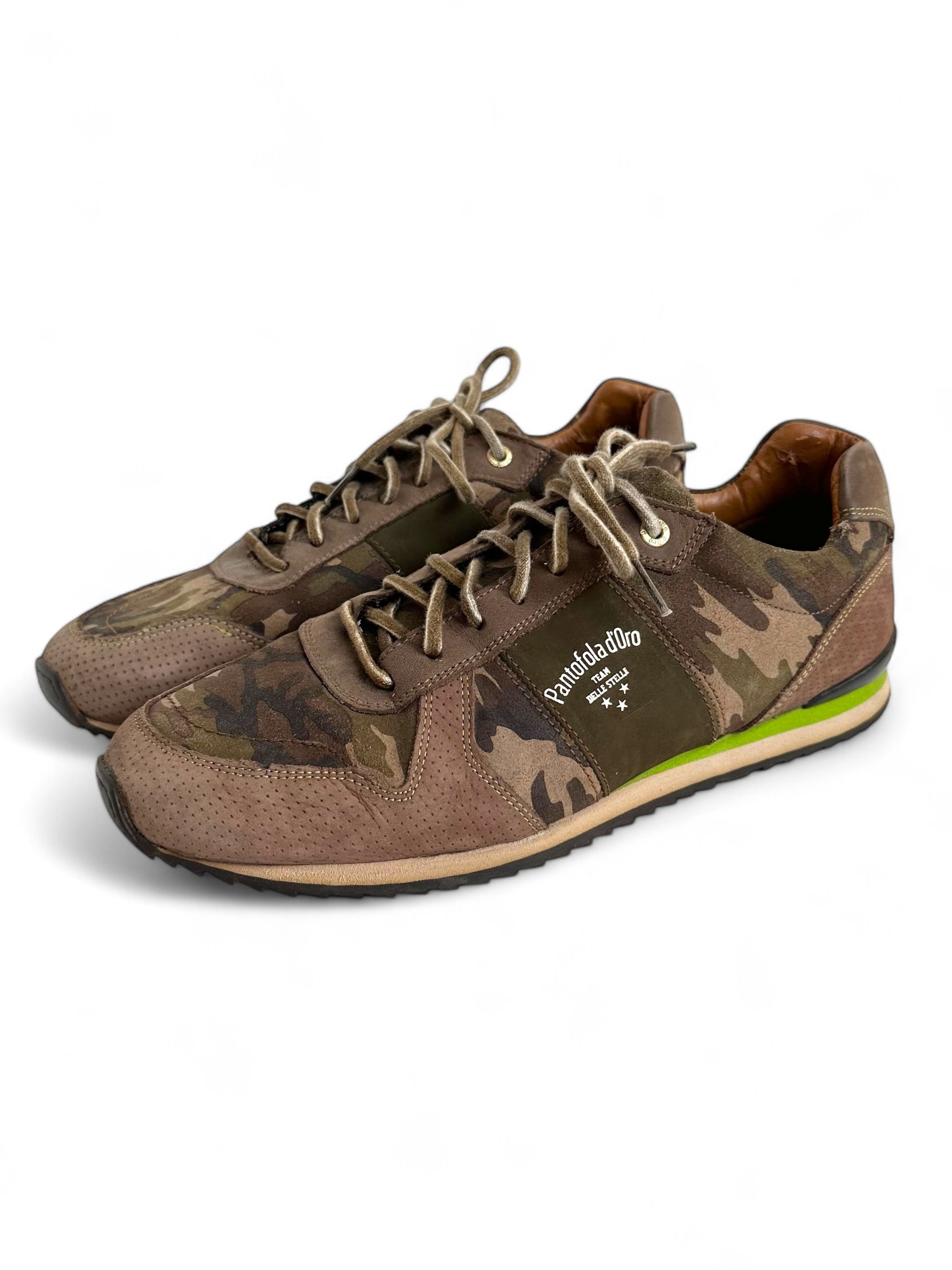 Pantofola Doro Camouflage Leather Low Top Sneakers