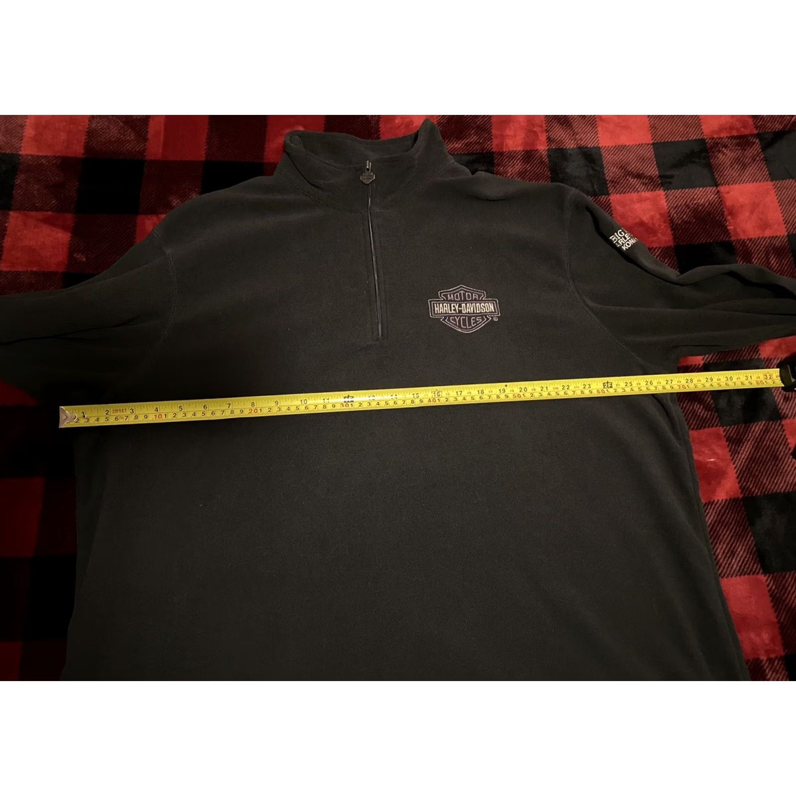 Harley Davidson Harley-Davidson Fleece Long Sleeve Shirt Men 2XL Black Rare Big Island Kona Hawaii Size US XXL / EU 58 / 5 - 6 Thumbnail