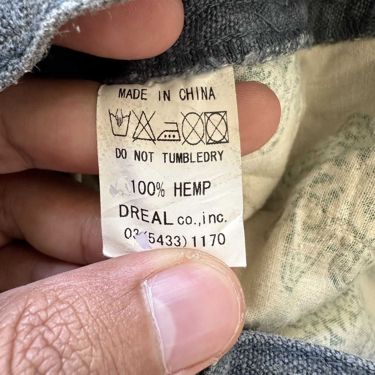 Japanese Brand THC Tokyo Hemp Connection Faded Straigh Cut Trouser Pants Size US 32 / EU 48 - 7 Thumbnail