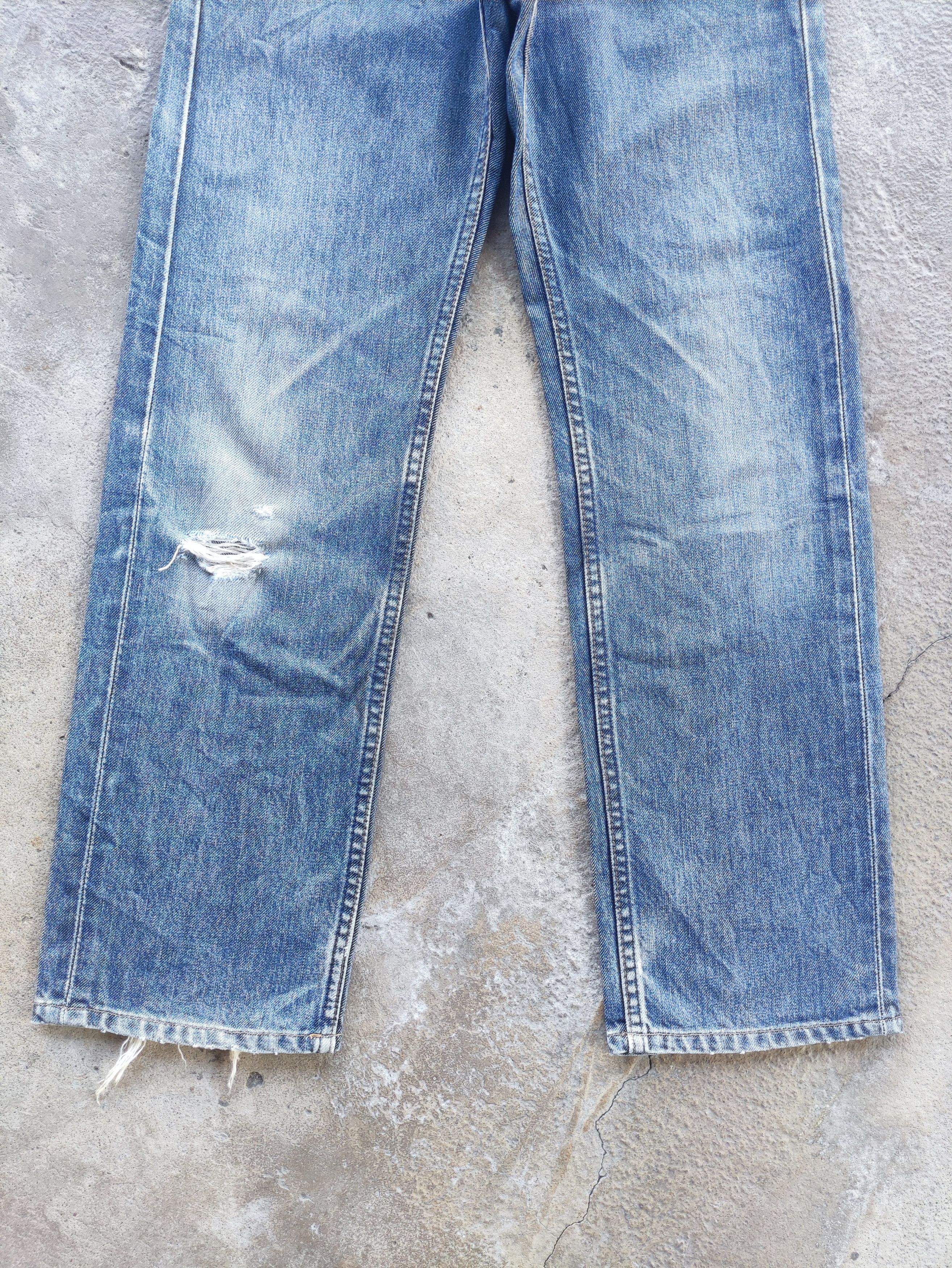 Levi's Vintage Levi's 503 Jean Distress Faded Denim Pants Size US 28 / EU 44 - 4 Thumbnail