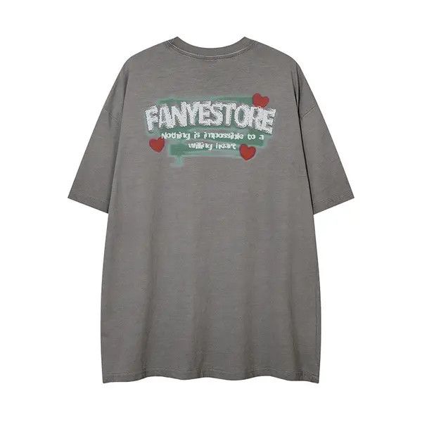 Japanese Brand Chi Anime oil painting print loose cotton distressed tee Size US L / EU 52-54 / 3 - 2 Thumbnail