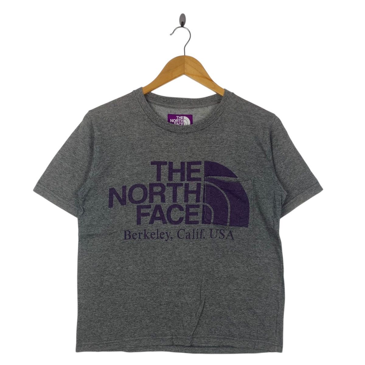 THE NORTH FACE x NANAMICA Purple Label Gray Tee Shirt