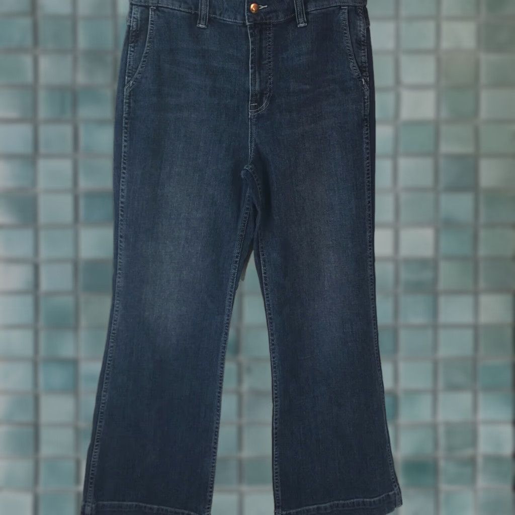 J.Crew J. Crew Women's Bootcut Stretch Denim Jeans 29 Mid Rise Regular Fit Blue 32x32 Size 29" - 1 Thumbnail