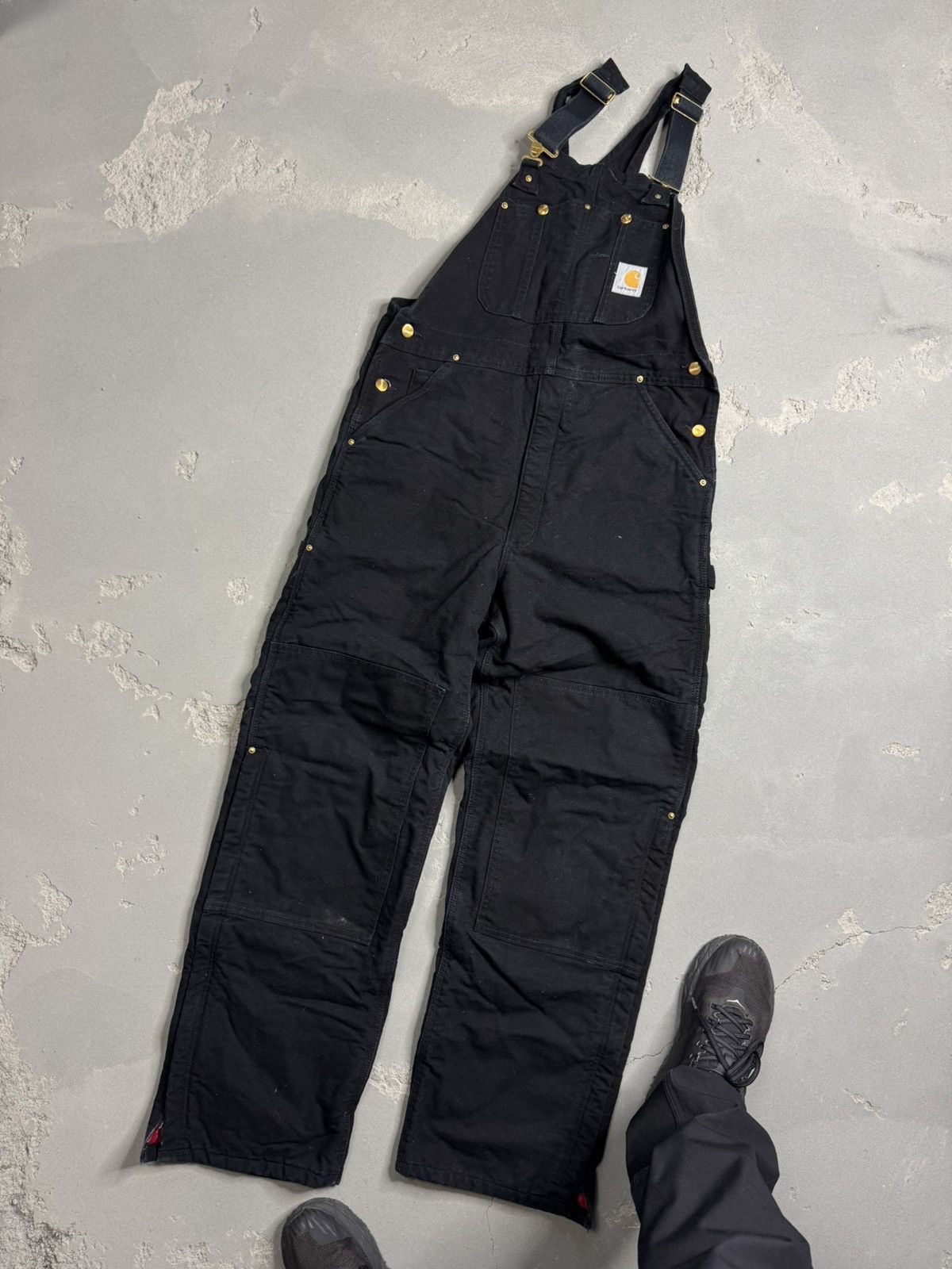 Carhartt × Vintage Vintage Carhartt Overalls Black Size US 36 / EU 52 - 1 Thumbnail
