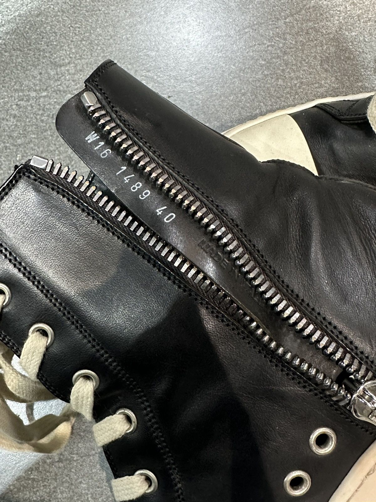 Rick Owens Rick Owens High Top Sneakers Size US 7 / EU 40 - 3 Thumbnail