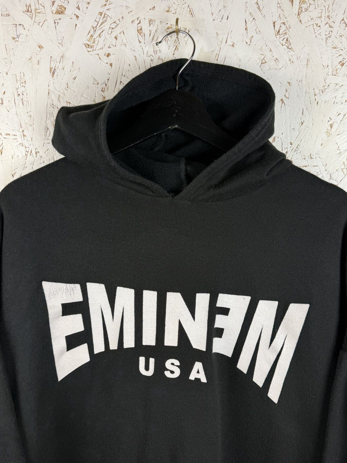 Band Tees 90s Vintage Eminem Usa Rap Band Hoodie Black Size ~XL Size US XL / EU 56 / 4 - 5 Thumbnail