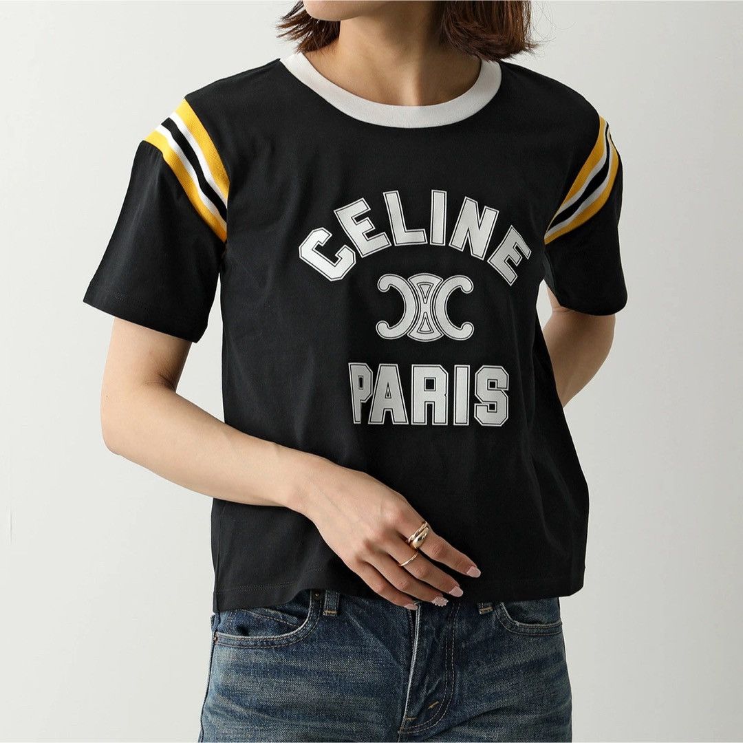 Celine Celine SS23 Paris T-shirt in cotton jersey Size XS / US 0-2 / IT 36-38 - 8 Thumbnail